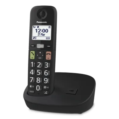 Panasonic KX-TGU110EXB DECT Schnurlostelefon 100 Einträge 1