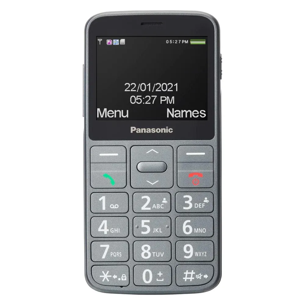 Panasonic KX-TU160 2G 2.4 Bluetooth Senioren Telefon Grau