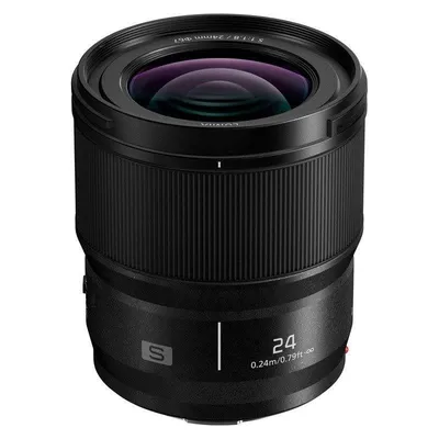Objektiv Panasonic Lumix S S-S24 24 mm F1.8 L-Mount Schwarz