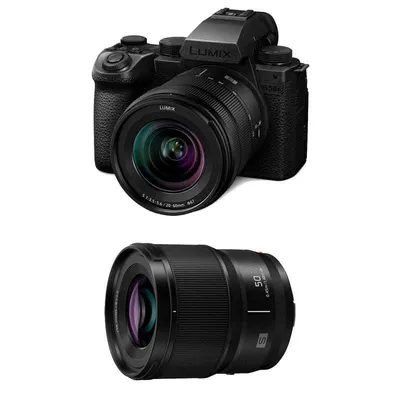 Kamera Mirrorless Panasonic Lumix S5 Mark II 24.2MP 20-60mm 50mm Sensor Full-Frame WiFi Bluetooth