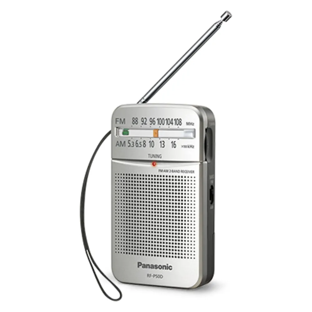 Tragbares Radio Panasonic RF-P50D digital AM/FM mit eingebautem Lautsprecher