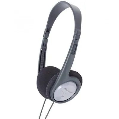 Panasonic RP-HT090E Kopfhörer Kabelgebunden Kopfband Musik Schwarz, Grau