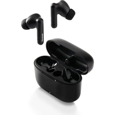 Panasonic RZ-B110W kabellose In-Ear Bluetooth-Kopfhörer mit Touch-Steuerung, Wasserschutz IPX4, Schwarz