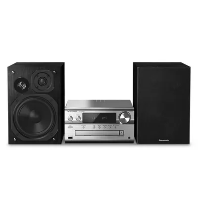 Mini-Anlage Panasonic SC-PMX92 120W RMS Bluetooth CD DAB+ FM Schwarz Silber