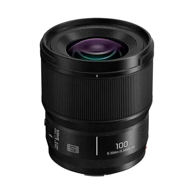 Objektiv Panasonic Lumix S 100mm f/2.8 Macro L-Mount Autofokus Parasol Schwarz