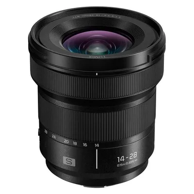 Objektiv Panasonic Lumix S-R1428 14-28 mm f/4-5.6 L-Mount Spritzwasser Staubschutz