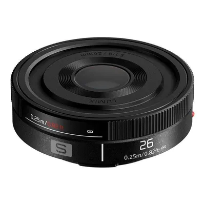 Objektiv Panasonic Lumix S 26mm F8 Pancake Manuelle Fokus L-Mount