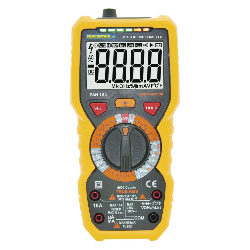 PANCONTROL True-RMS Multimeter PAN 184