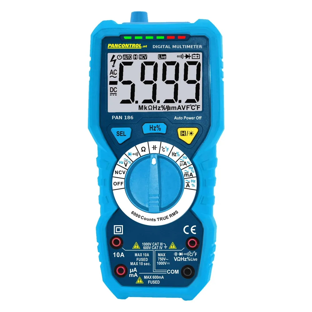 PANCONTROL True-RMS Multimeter PAN 186