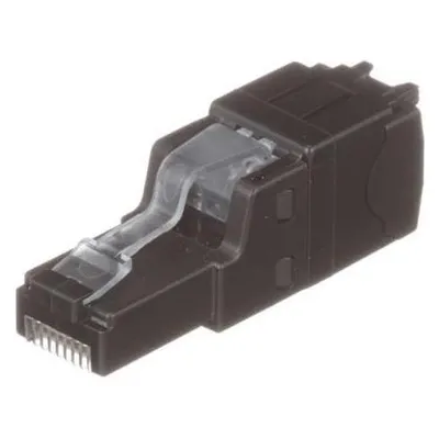 Panduit FP6X88MTG-X RJ-45 Kabel Gender Reversal Adapter TX6A Schwarz