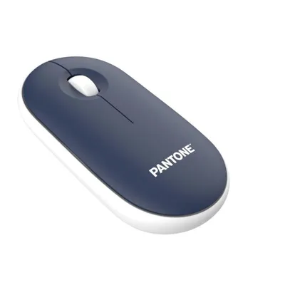 Ratón Pantone PT-MS001N1 Wireless 1200 DPI Blau Weiß Recargable Clic Silencioso