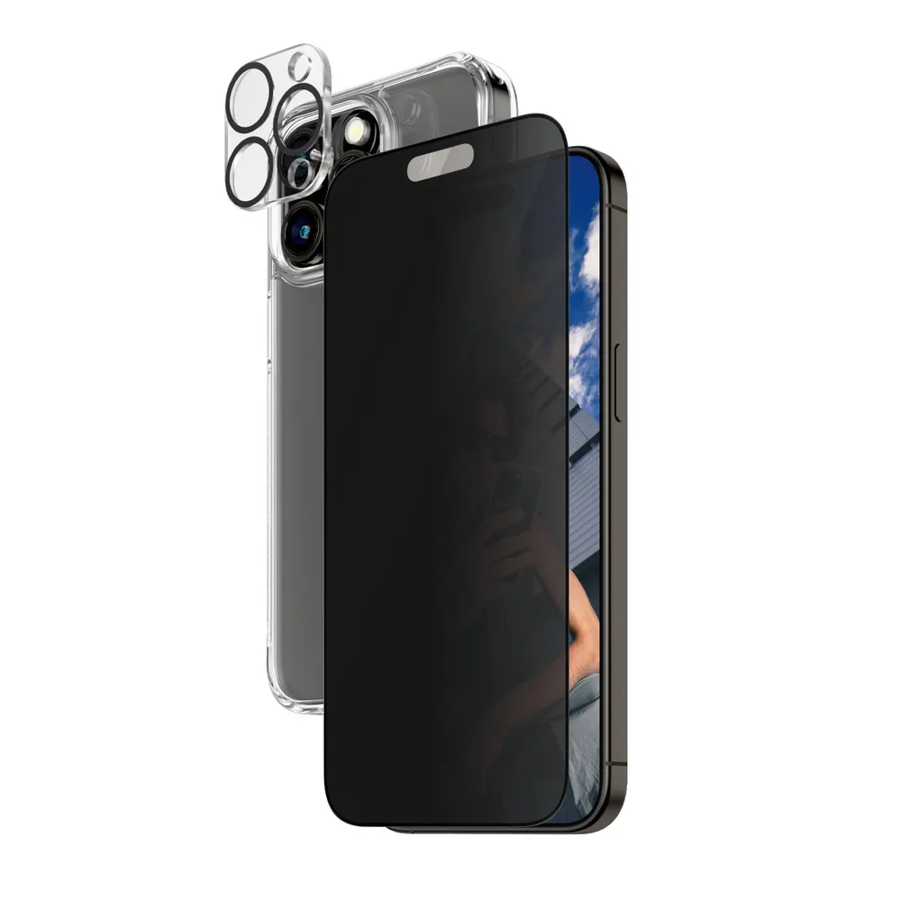 3-in-1 Privacy Set iPhone 15 Pro Max Handyhülle