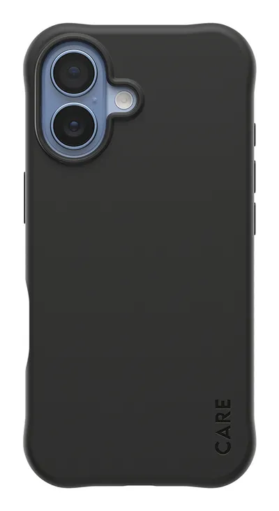 CARE by PanzerGlass Fashionable Case Samba mit MagSafe für iPhone 17, Schwarz