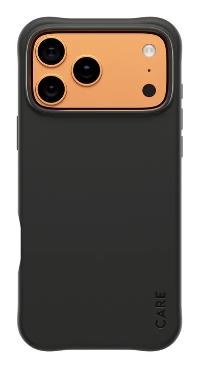CARE by PanzerGlass Fashionable Case Samba mit MagSafe für iPhone 17 Pro Max, Schwarz