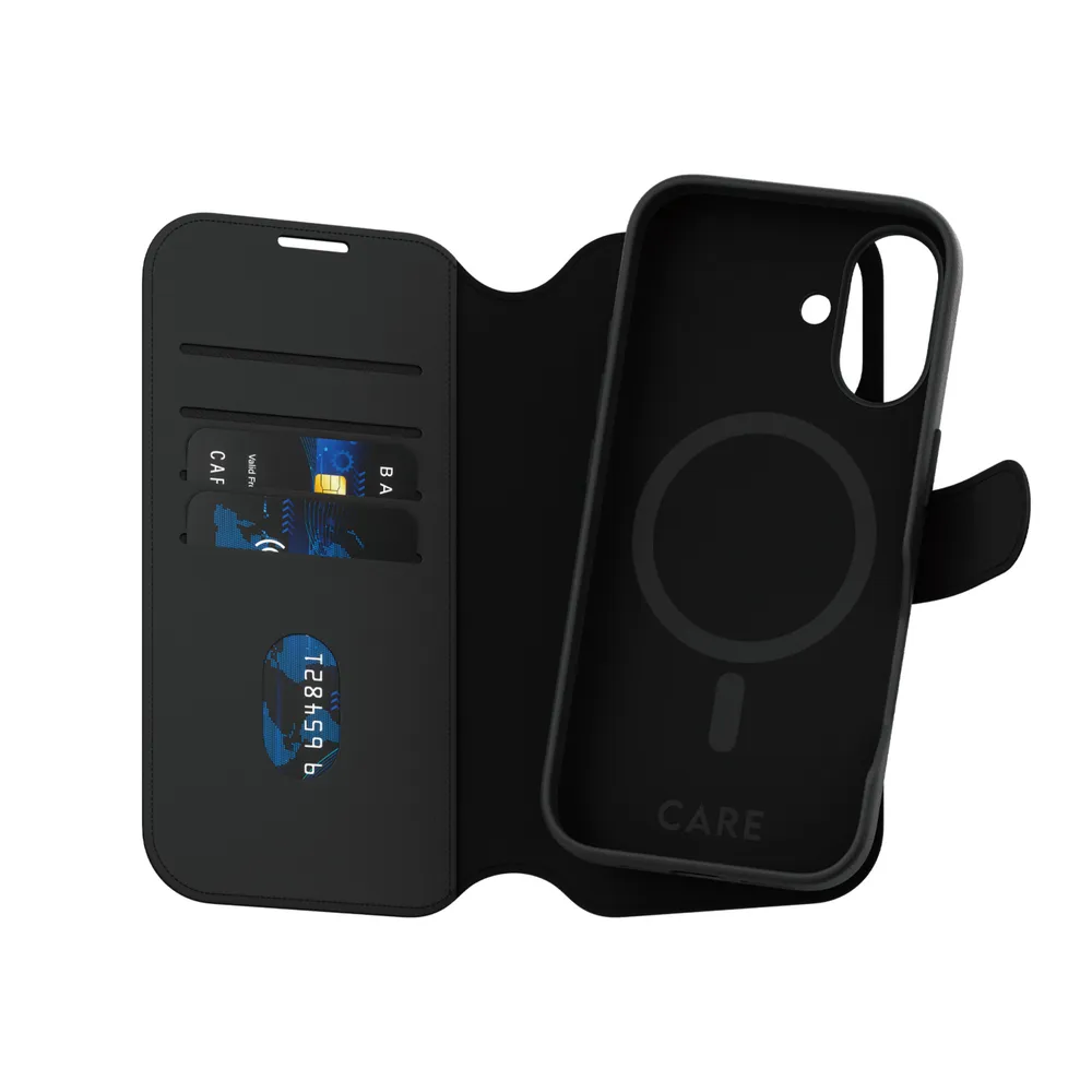 CARE by PanzerGlass® Feature Case Tango Two-in-One Wallet m. MagSafe iPhone 16