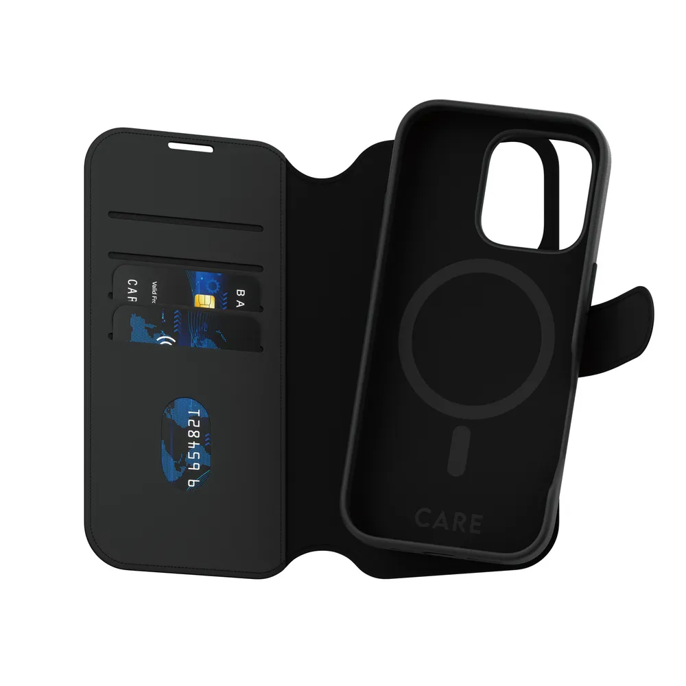 CARE by PanzerGlass® Feature Case Tango Two-in-One Wallet m. MagSafe iPhone 16 Pro