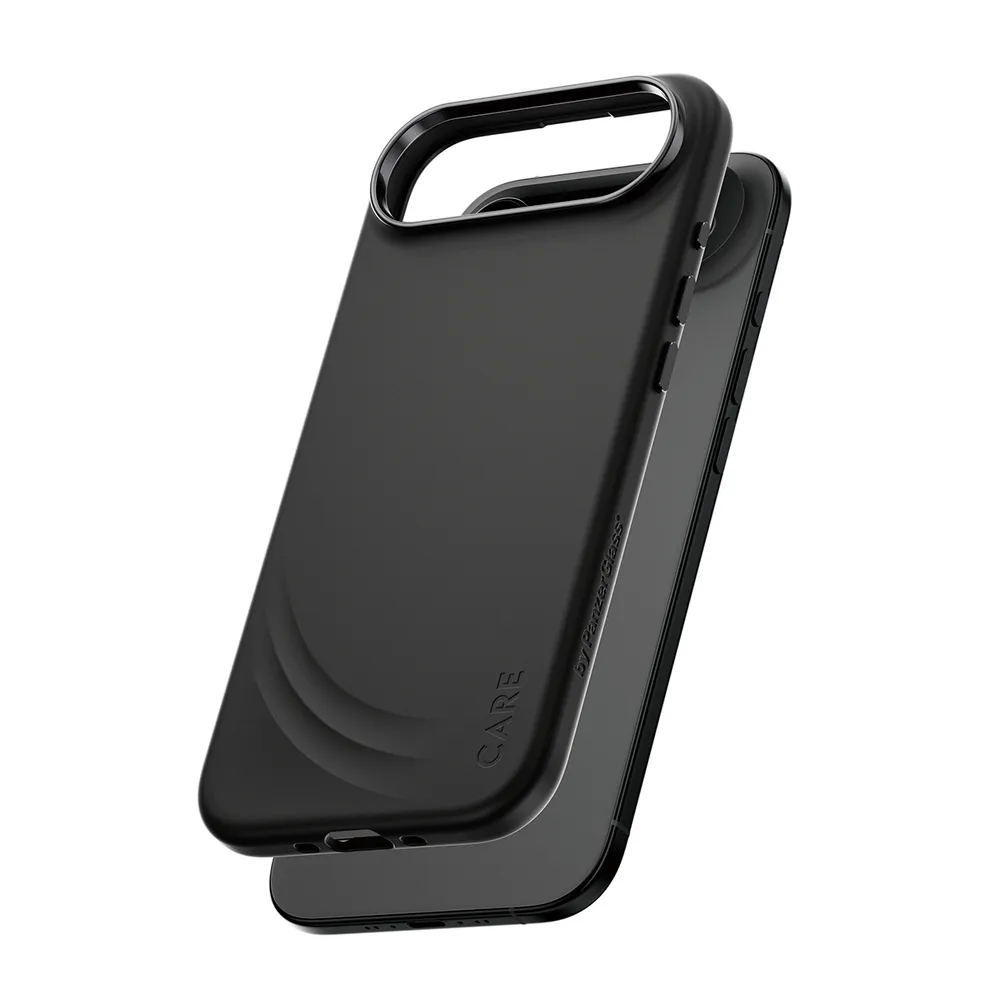 CARE by PanzerGlass® Feature FLOW Case Schwarz m. MagSafe iPhone Air Handyhülle