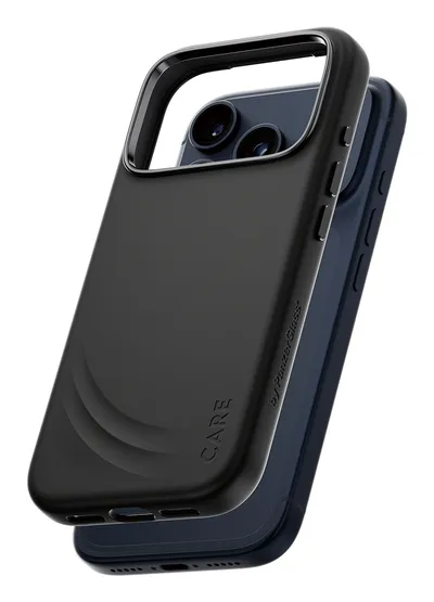 CARE by PanzerGlass® Feature FLOW Case Schwarz m. MagSafe iPhone 17 Pro Handyhülle