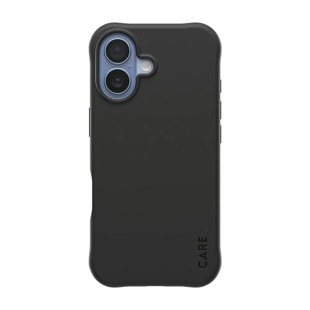 CARE by PanzerGlass Fashionable Case Samba mit MagSafe für iPhone 17, Schwarz