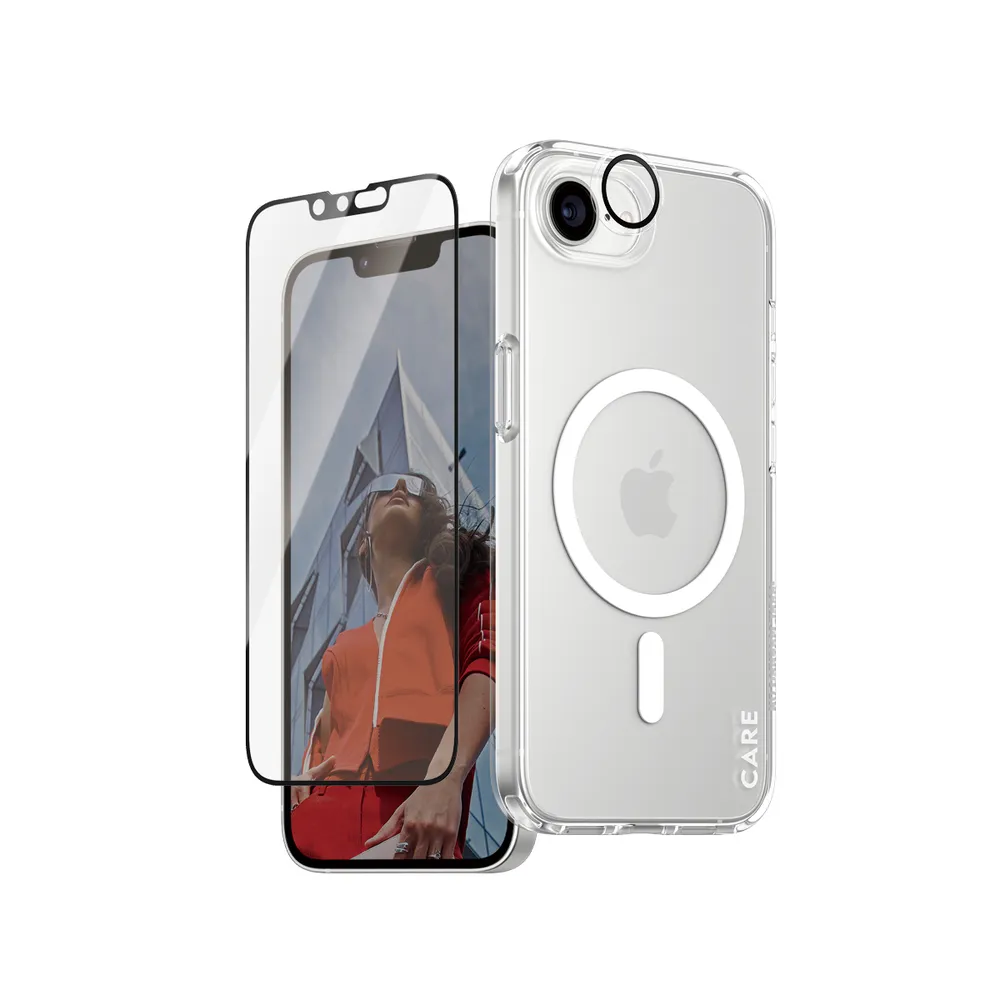 Displayschutz PanzerGlass iPhone 16e Kratzfest Stoßfest Transparent