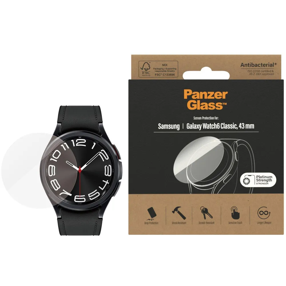 Displayschutz für Samsung Galaxy Watch6 Classic, 43 mm (3685)