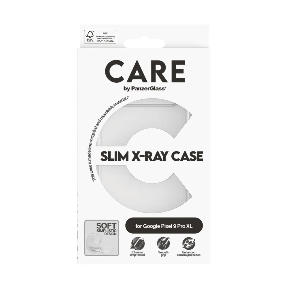 Fashionable Case Transparent X-Ray Soft Basic Google Pixel 9 Pro XL