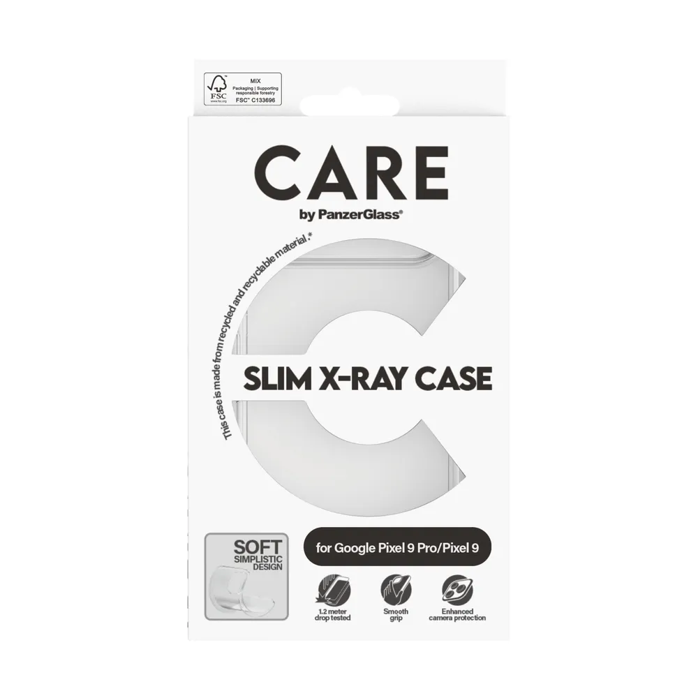 Fashionable Case Transparent X-Ray Soft Basic Google Pixel 9 | 9 Pro