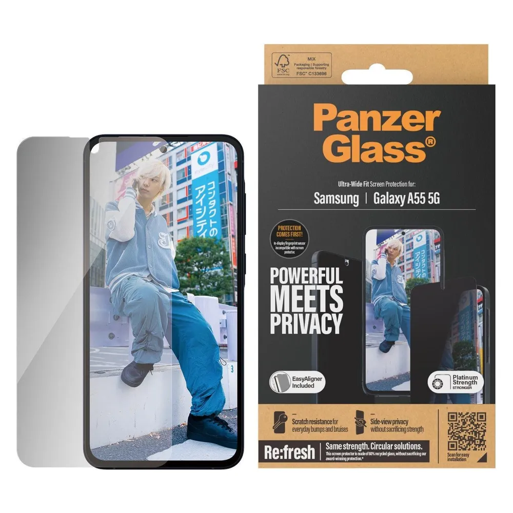 PanzerGlass Privacy (1 Stk., Samsung Galaxy A55)