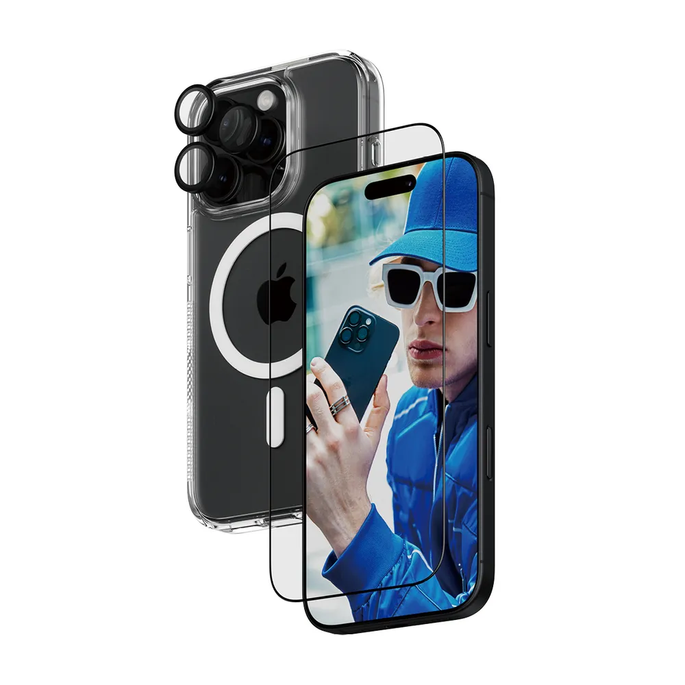 PanzerGlass 3-in-1 Schutz Set iPhone 16 Pro