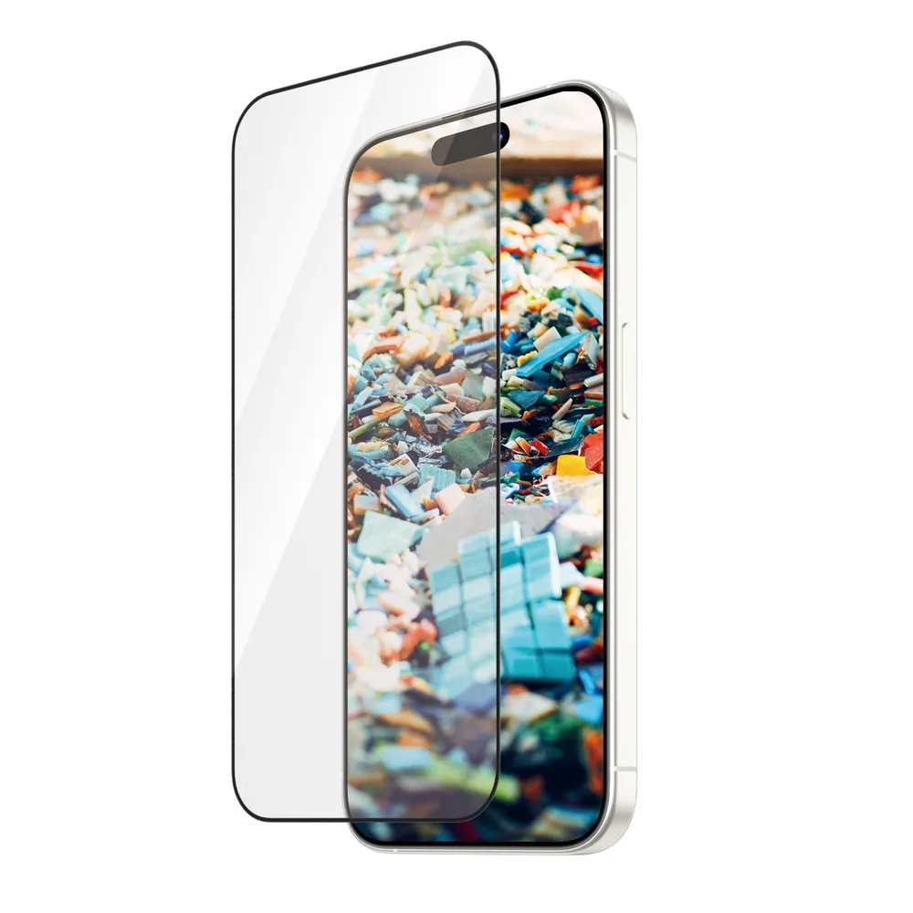 PanzerGlass Displayschutzglas Screen Protector Glass für iPhone 15 Pro, Ultra Wide Fit