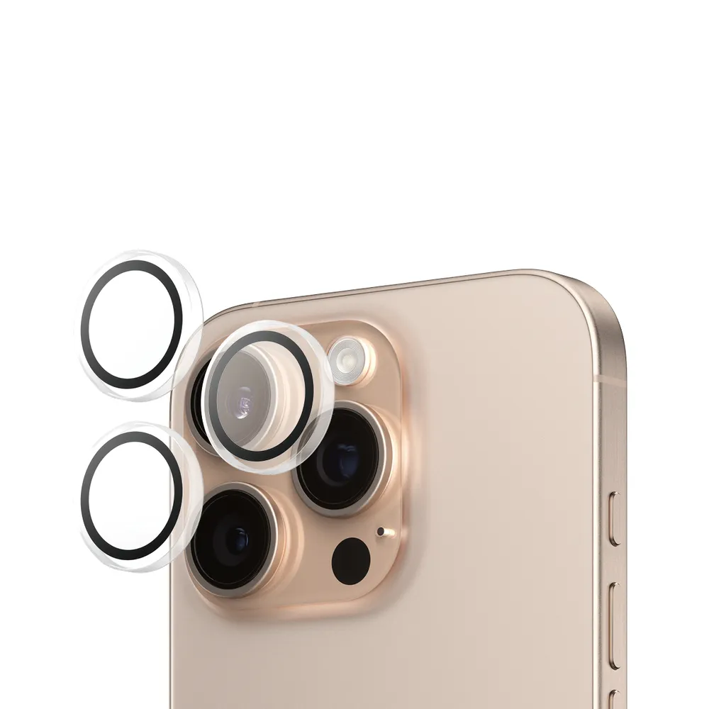 PanzerGlass Hoops Transparent Kameraschutz iPhone 16 Pro | 16 Pro Max