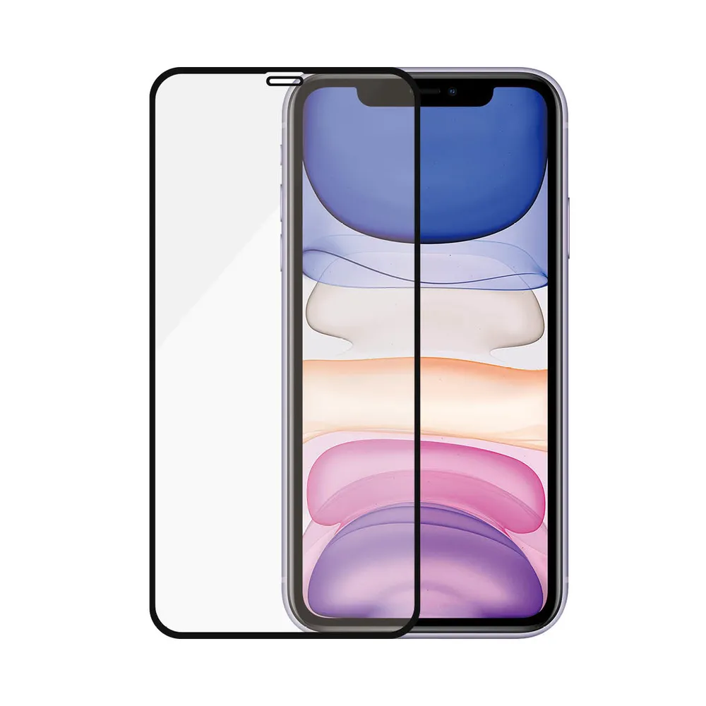 PanzerGlass Schutzglas für Apple iPhone 11/XR, Edge-to-Edge