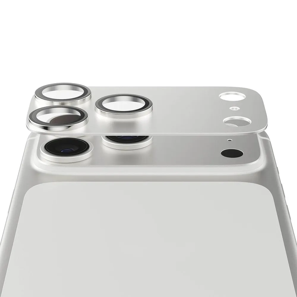 Fender Kameraschutz Silber iPhone 17 Pro Max