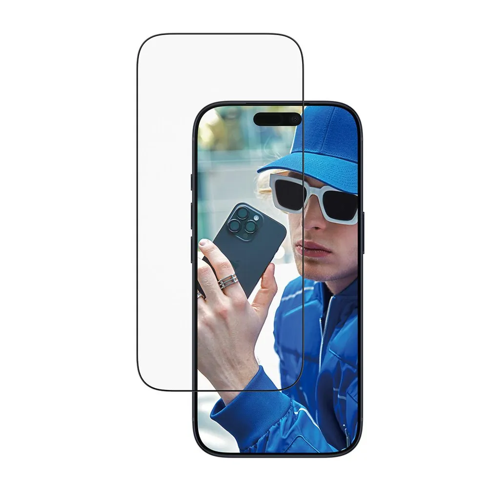 Displayschutz iPhone 17 Pro, Ultra-Wide Fit mit EasyAligner