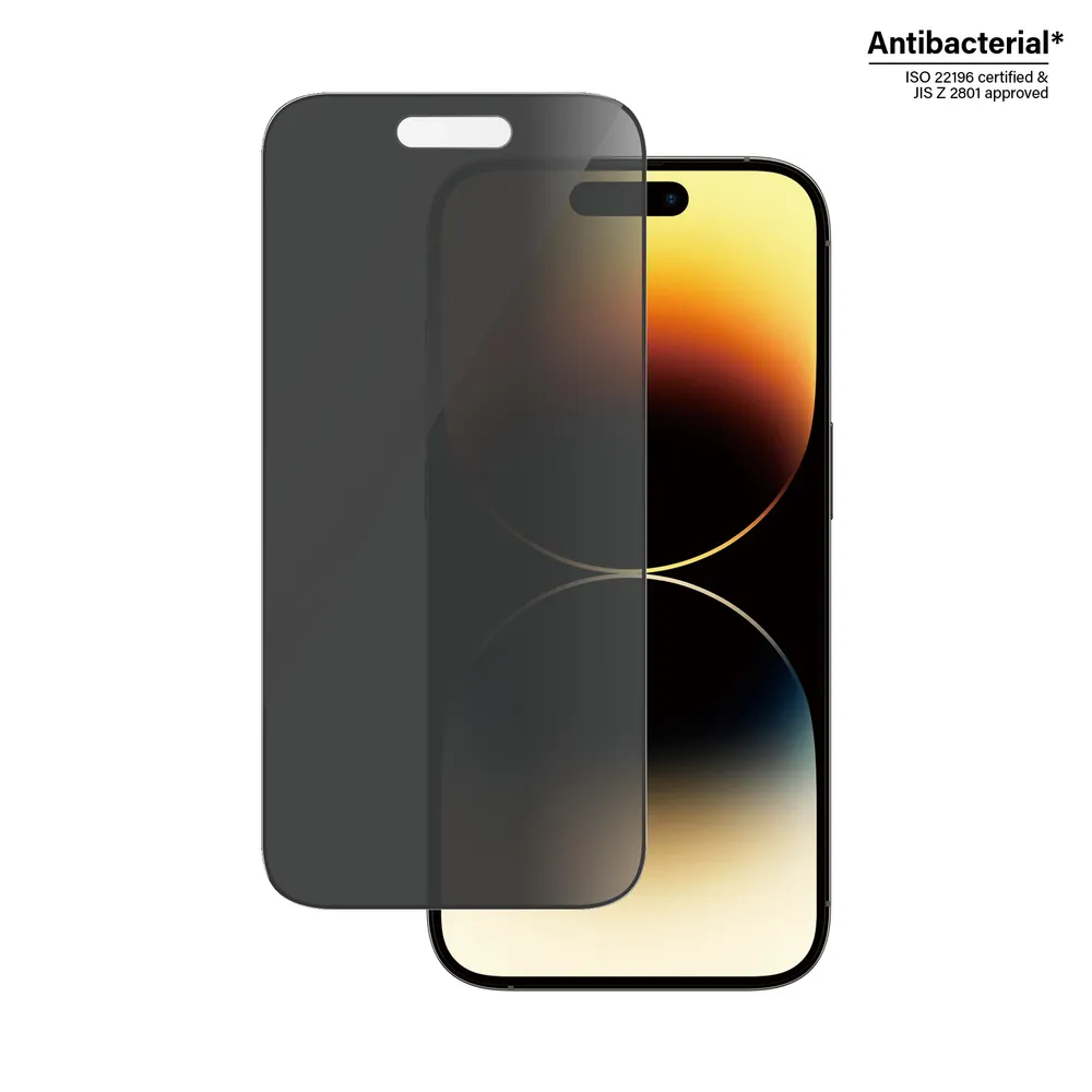Privacy Displayschutz Apple iPhone 14 Pro | Ultra-Wide Fit mit EasyAligner (P2784)