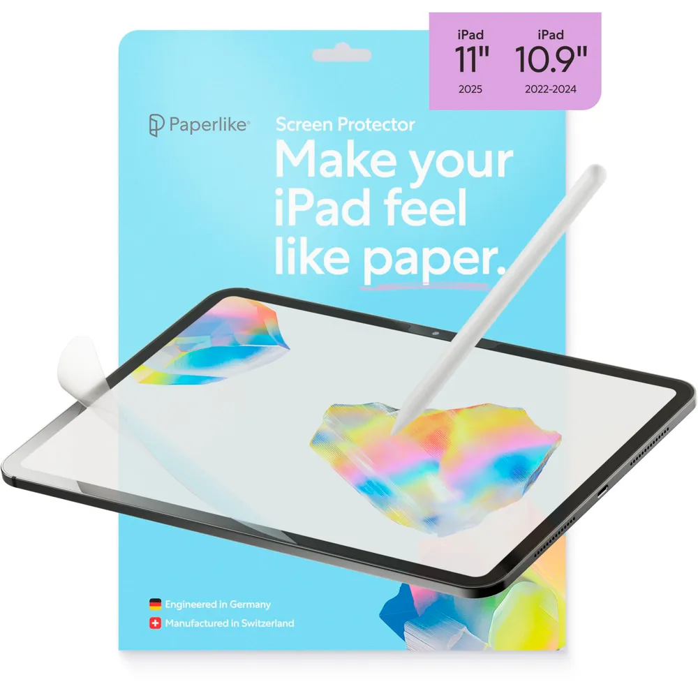Paperlike 3 Displayschutzfolie für iPad 11" (A16) / iPad 10,9" (10. Gen), 2er-Pack