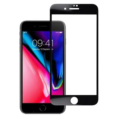 Partner Telecom Schutzglas Blue Star Tempered Glass Blue Star - APP IPHONE 7/8 Plus 5D Full Cover schwarz