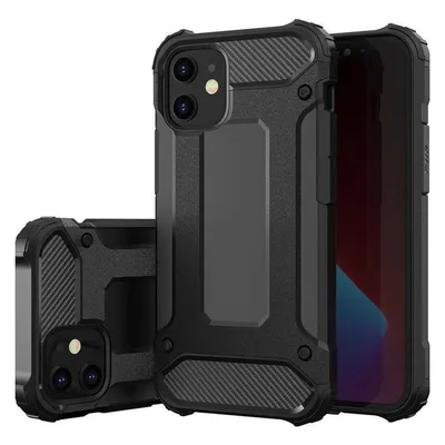 Partner Telecom Back panel cover OEM ARMOR case for IPHONE 12 / 12 Pro black