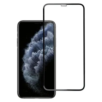Partner Telecom Vollständig gehärtetes Glas für iPhone XS Max / iPhone 11 Pro Max - Schwarz