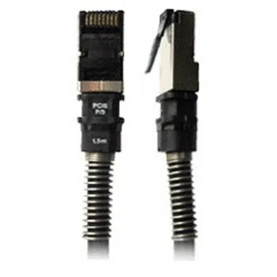 PatchSee PCI6 FTP 1,5 m Cat6a Netzwerkkabel Schwarz