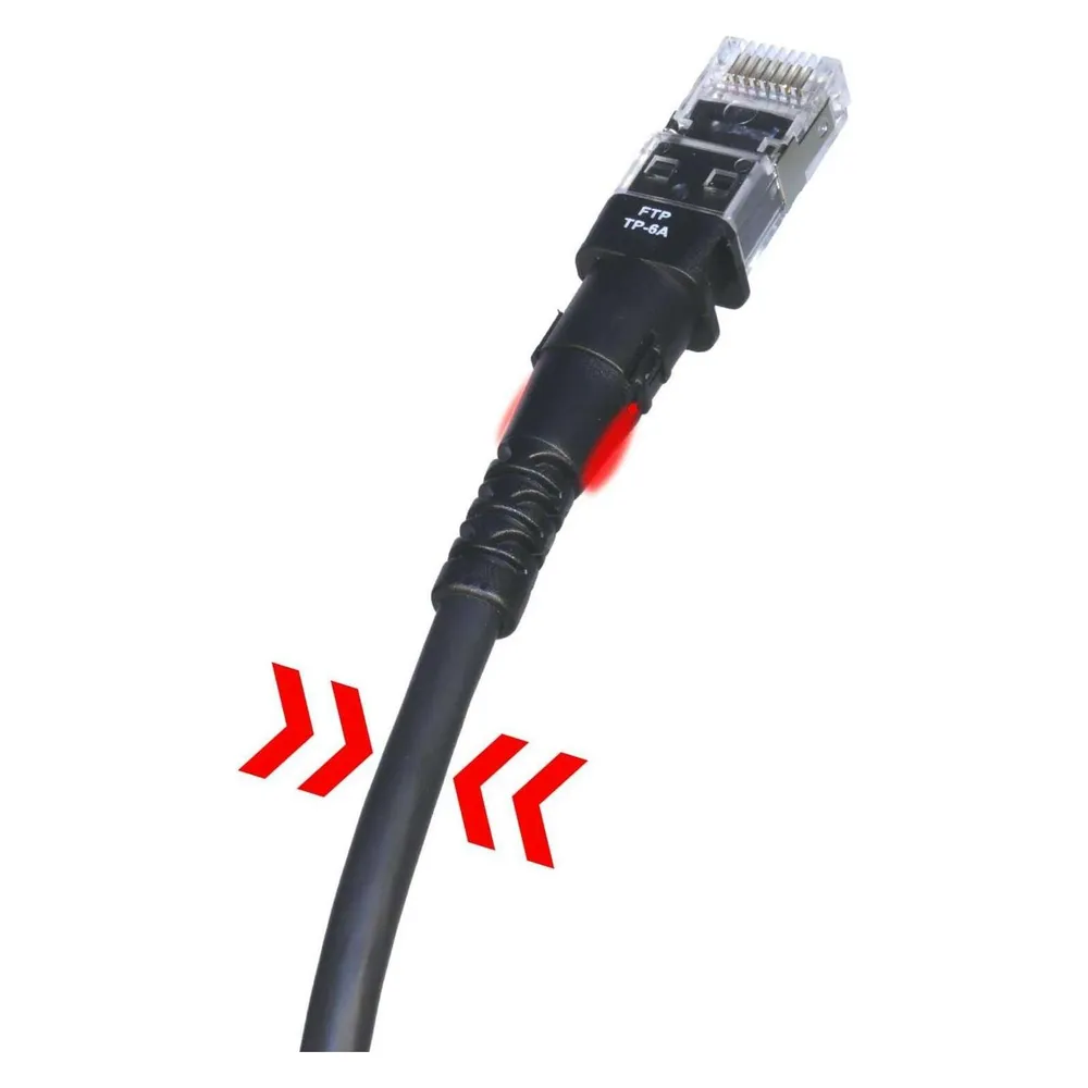 PatchSee Patchkabel ThinPATCH Cat 6A, U/FTP, 0.15 m, Schwarz 10 Stück