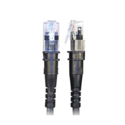PatchSee TP-6A-U/8 Netzwerkkabel 2,4 m Cat6a U/UTP Schwarz