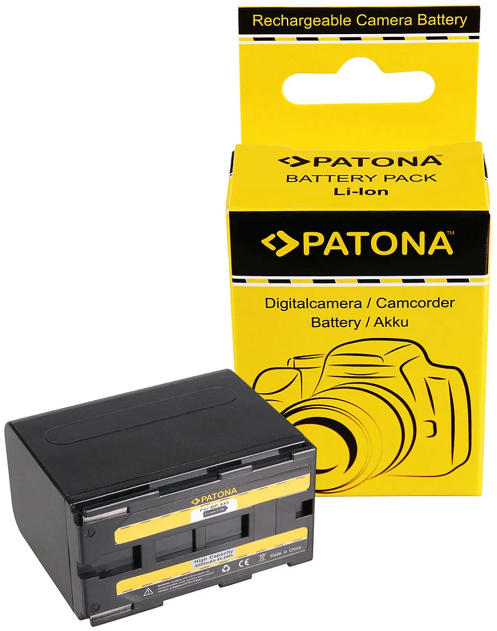 PATONA Akku für Canon BP-945 BP-941 BP-930