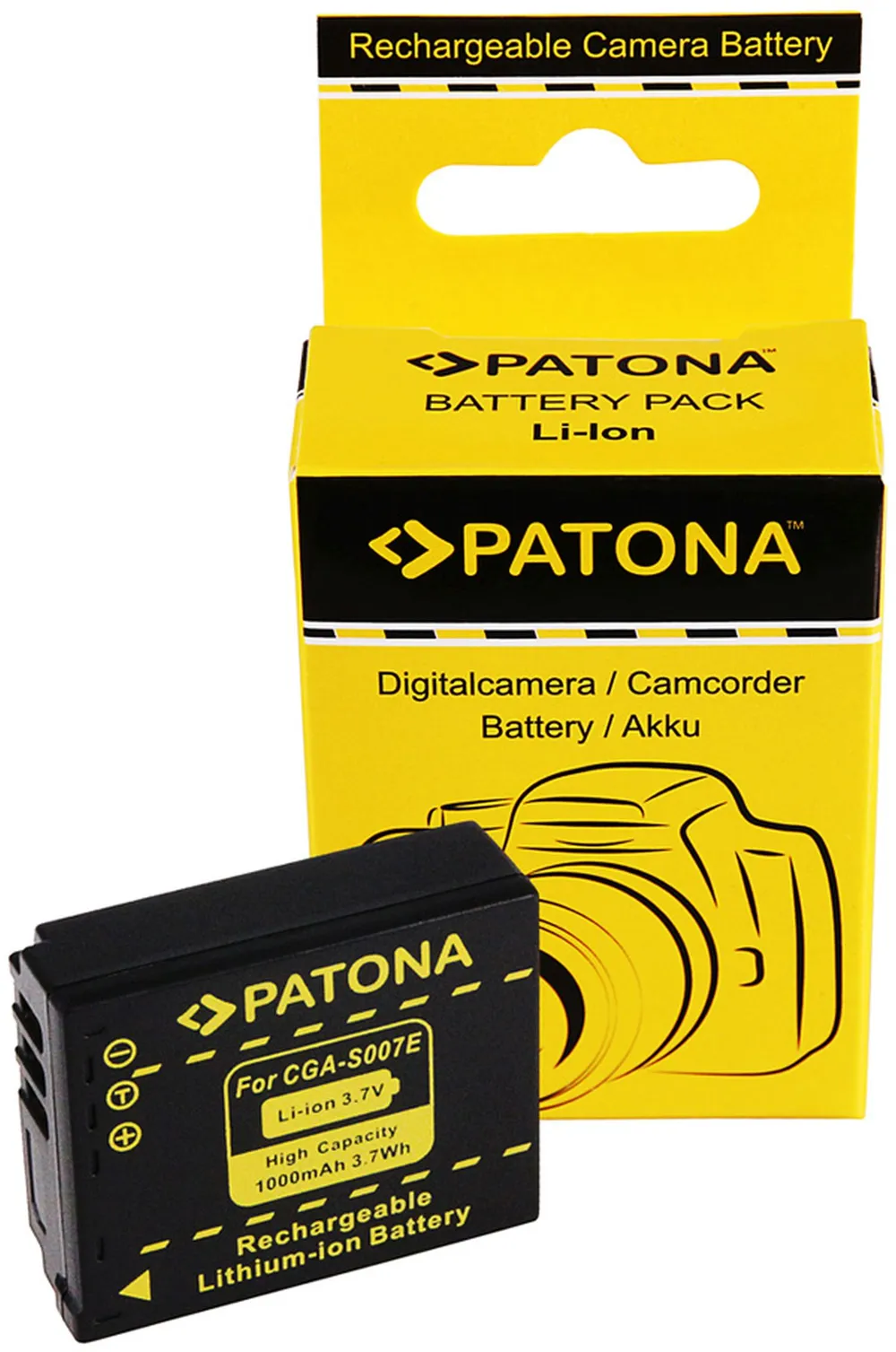 Patona Akku für Panasonic CGA-S007