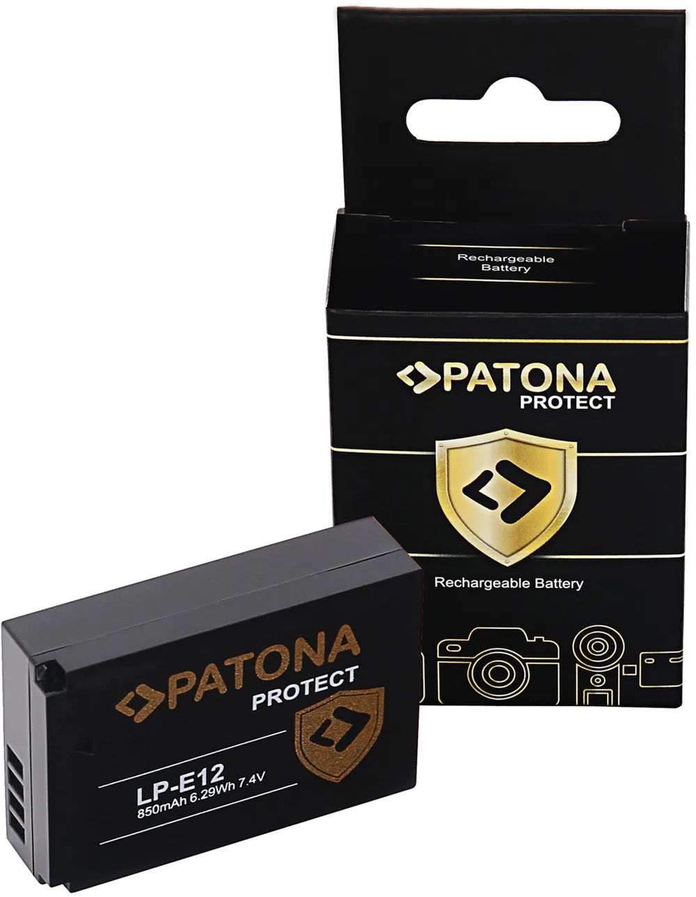 PATONA PROTECT Akku Canon LP-E12
