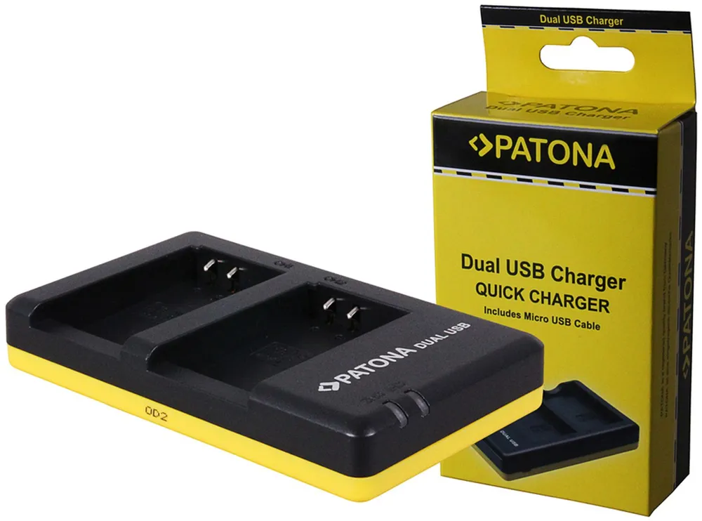 PATONA Dual Schnell-Ladegerät für Nikon EN-EL20