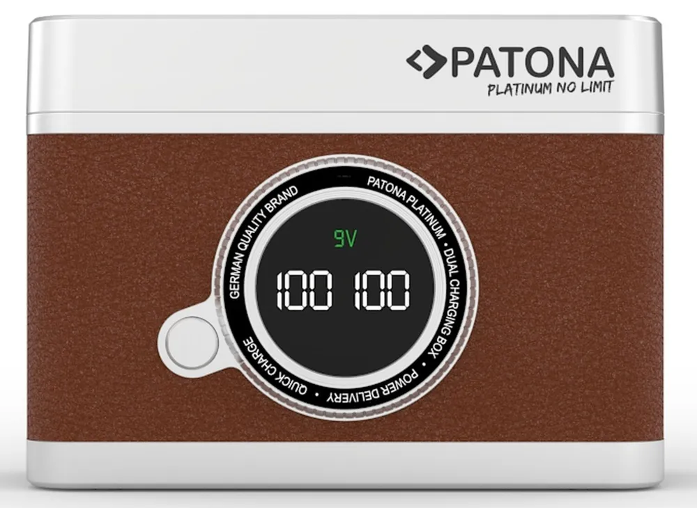 Patona Platinum Dual Ladebox USB-C für Nikon EN-EL15