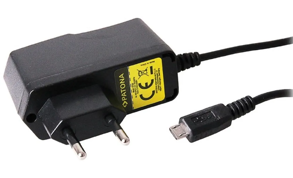 Patona Patona Micro-USB Ladegerät 5V 2A Netzteil Netz-Lader Smartphone-Ladegerät (2100 mA, 1-tlg., Micro-USB Ladegerät 5V 2A Netzteil Netz-Lader Ladekabel)