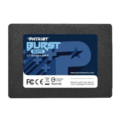 Disco Duro Patriot Burst Elite 480GB SSD 2,5" 6 Gbit/s Rendimiento Zuverlässig