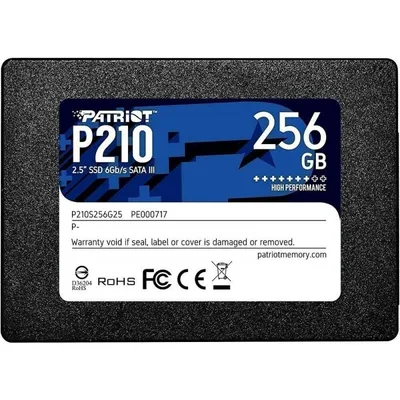 Patriot P210 2,5" SSD 256GB SATA 3